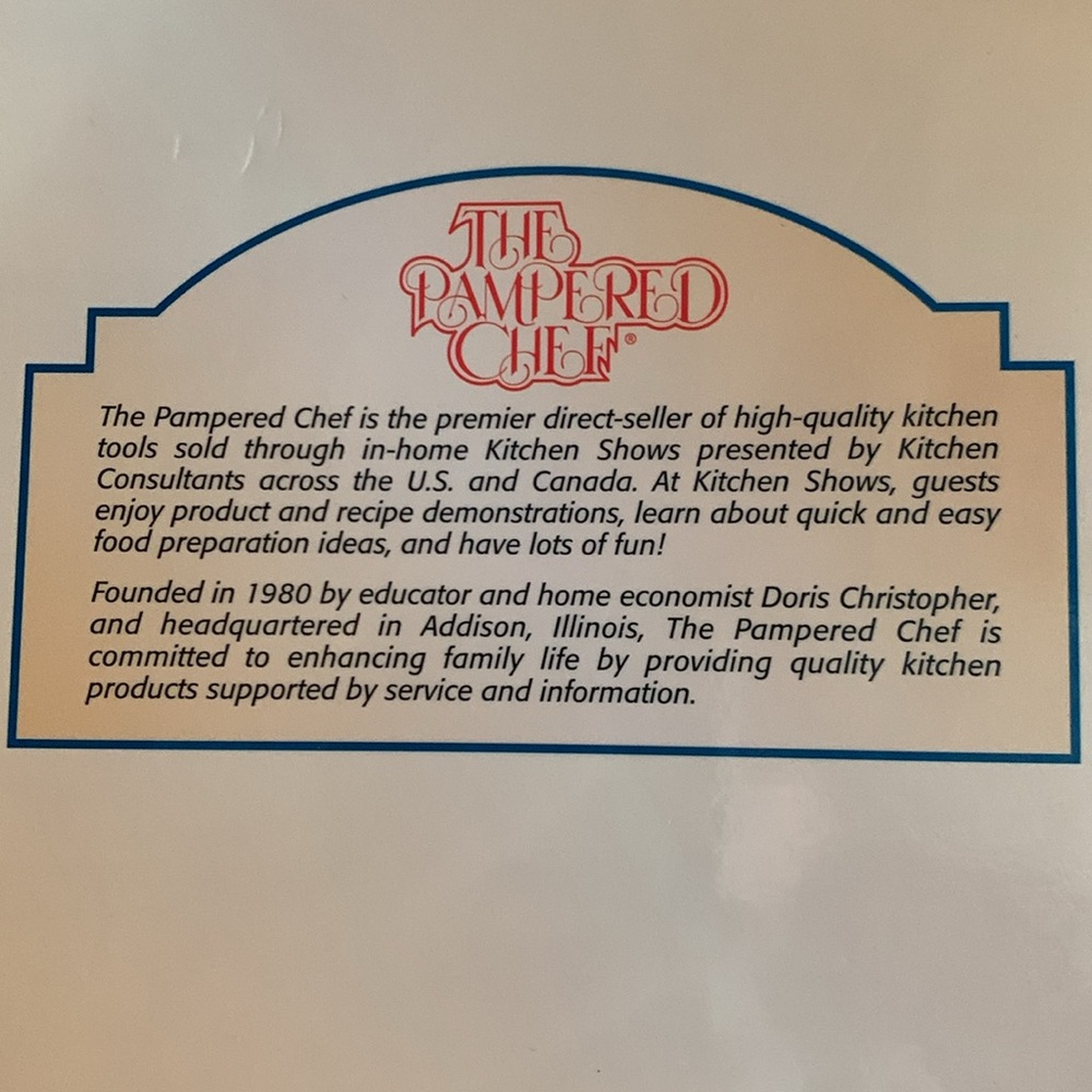 The Pampered Chef “Stoneware Sensations” cookbook by Doris Christopher - Picture 3 of 8